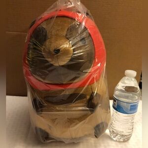 Toreba 31cm Raccoon & Fox - Very Big Plushy Raccoon -Apple Outfit-